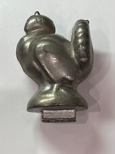 Vintage Schall & Co Thanksgiving Turkey Figure 4” Pewter Ice Cream Mold  #429 picture