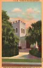 Postcard FL Tarpon Springs Church of the Good Shepherd 1936 Vintage PC J4445 picture