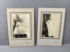 Antique Old Cabinet Card Photos ~ Young Identified Baby Girl ~ Biddeford Maine picture