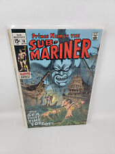 SUB-MARINER #16 WALTER NEWELL (STINGRAY) 2ND APPEARANCE *1969* 4.5* picture