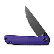 Civivi Knives Bo Liner Lock C20009B-5 Black Nitro-V Steel Purple G10 picture