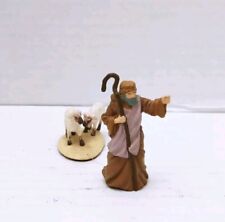 Mr Christmas In Bethlehem Shepherd And Sheep 1997 Replacement Figures Nativity picture