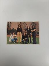 Deep Purple Card Panini Pop Stars Sticker 1975 Mini-Poster Vintage Rock #1 picture