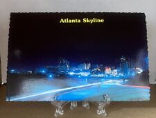 Postcard~ Downtown Skyline At Night~ Atlanta, Georgia Unposted picture