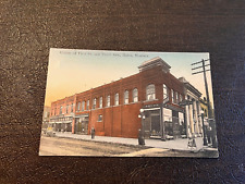 Lithograph - Havre Montana Street Scene at Boone's Drug Store - early 1900s picture