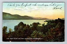 Cooperstown NY-New York, Otsego Lake from Observatory, Antique Vintage Postcard picture