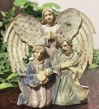 VTG Angel Nativity Holy Family Figurine picture