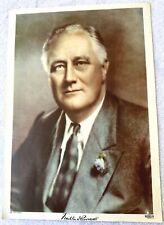 1941 Franklin Roosevelt Pach Brothers Color Campaign Poster picture