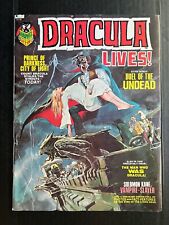 DRACULA LIVES #3 October 1973 HIGH GRADE Vintage Undead Vampire Slayer picture
