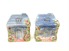 Vintage Noble Ball Cottage Yorkshire Village Salt And Pepper Shakers Country picture