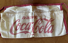Coca Cola Concession Canvas Apron Ball Park Stadium Vintage picture