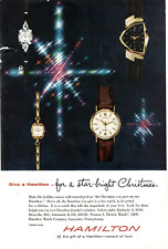 1958 Print Ad Hamilton Watch for a Star-Bright Christmas Kimberly Druscilla picture