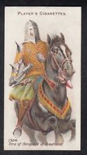 ARMS & ARMOR Vintage 1909 Trade Card TIME OF CONQUEST OF SCOTLAND 1304 picture