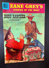 ZANE GREY STORIES OF WEST #30 (Dell Comics 1956) -- Golden Age -- FN picture