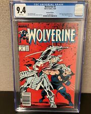 WOLVERINE #2 (1988) CGC 9.4 NM - White Pages Newsstand Edition MCU picture
