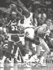MICHAEL JORDAN vs MAGIC JOHNSON 1987-88 NBA Original 35mm B&W Negative picture