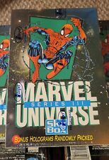 1992 Marvel Universe Series 3 III Skybox Impel FACTORY SEALED Box From 1 CASE picture