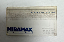 Harvey Weinstein Miramax Films Business Card-Previously owned by former Employee picture
