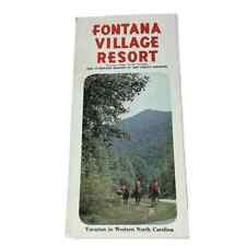 Fontana Village Resort Fontana Dam North Carolina Vintage Travel Brochure 1971 picture