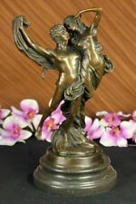 Winged Lovers Angels Cupid Psyche Eros Aphrodite Venus Bronze Marble Statue DEAL picture