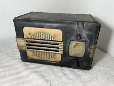 🍊Vintage 1937 Mantola Bakelite AM Tube Radio | Model 5A7 REPAIR picture