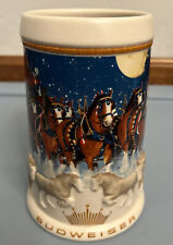 2005 Budweiser Holiday Stein Anheuser-Busch Clydesdale CS628 VTG picture