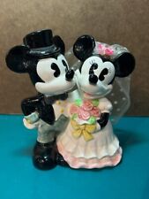 Vintage Mickey and Minnie, Married, cake topper picture