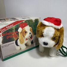 Vintage Bradford's Christmas Tree Mates Musical Christmas Puppy picture