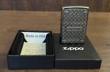 Supreme Diamond Plate Zippo Brand New SS19 Best Fathers Day Gift. picture