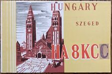 QSL Card - Szeged Hungary  HA8KCC 1966 Picture Postcard picture