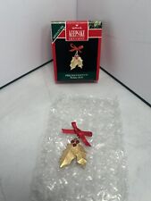 1992 Hallmark keepsake Holiday Holly Christmas Ornament Precious Edition picture
