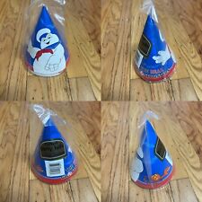 (6) Vintage 1986 REAL GHOSTBUSTERS Birthday Party Hats NEW Staypuft Slimer picture