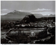 Austria, Salzburg und Fortress Vintage Print, Verlag von Stengel & Co., Dresden picture
