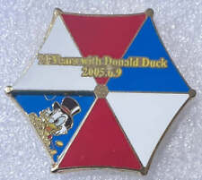 Donald, Daisy, Uncle Scrooge, Huey, Dewey & Louie Umbrella JDS Japan Disney Pin picture