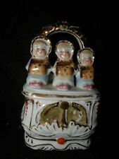 ANTIQUE CONTA BOEHME KATE GREENAWAY #3618 FAIRING TRINKET BOX STAFFORDSHIRE picture