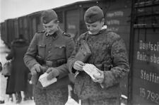 WW2 WWII Photo German Soldiers Opening Packages   World War Two / 2694 picture