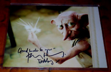 Toby Jones actor signed autographed photo Dobby the Elf in theHarry Potter films picture