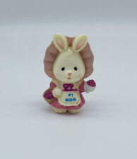 Vintage Russ Berrie Bunny Rabbit Miniature Figurine #1 Mom  picture