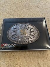 NOCONA OVAL Western Woman’s Belt BUCKLE “s” Size Small picture