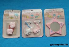 1of2 Listed New 1976 Lot of Three Different Sanrio Little Twin Stars Accessories picture