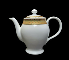 Vintage GNA Fine Porcelain Tea Pot, Coffee Pot, w/ Gold Trim picture