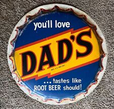 Vintage 1950's-60s Dad's Root Beer Draft Bottle Cap 30