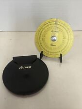 Pickett 101-C Circular Slide Rule with Case - Excellent picture