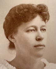 New York “Nyack on Hudson” Cabinet Card Photo Black African American Ethnic Lady picture
