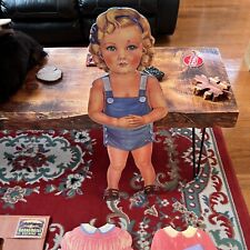 Vintage Shirley Temple Wooden Display, 34 Inches Long 11 Wide, Original picture
