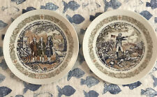 2 Vintage D'arceau LIMOGES LAFAYETTE LEGACY Collection Revolutionary War Plates picture