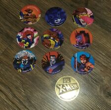 Vintage POGs MARVEL X-Men Lot of 10. From 1994 picture