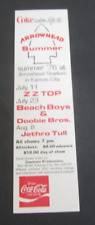 Old 1976 - Arrowhead Summer CONCERT - ZZ TOP BEACH BOYS DOOBIE BROS picture
