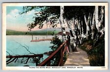Along the Boardwalk. Rangeley Lake. Rangeley Maine Postcard picture
