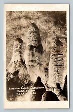 Carlsbad Caverns NM Scenic  Twin Domes Big Room RPPC New Mexico Vintage Postcard picture